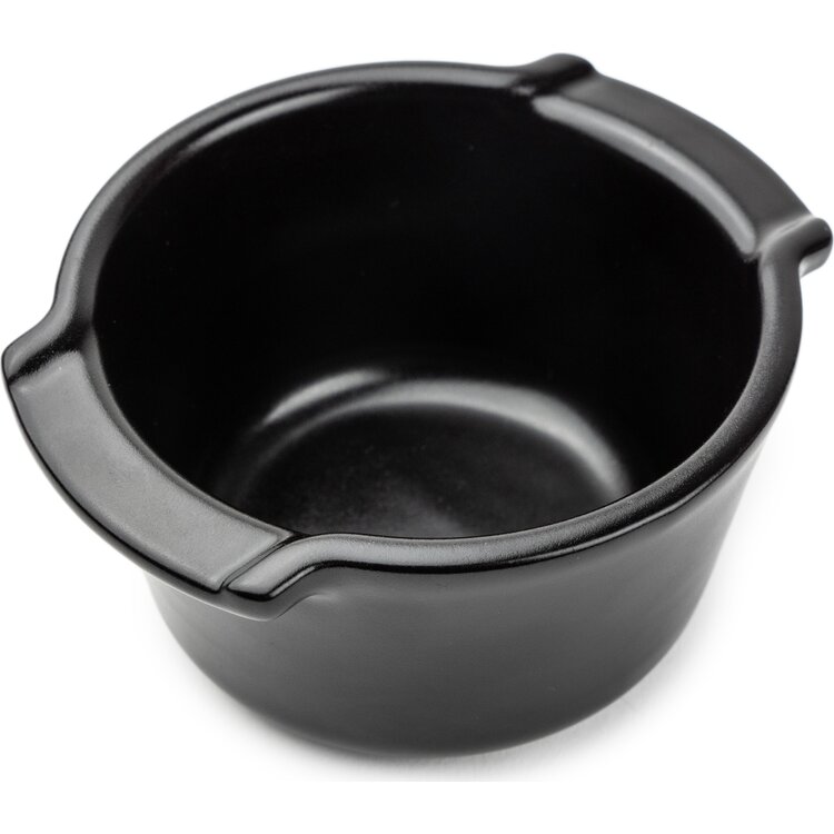 Peugeot Peugeot Appolia set van 2 ovenschalen, 0,20 l, satijnzwart, keramiek