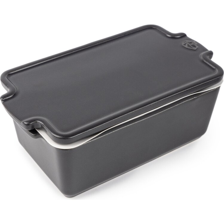 Peugeot Peugeot Appolia terrine 0,65 l, leisteen, met drukdeksel, keramiek