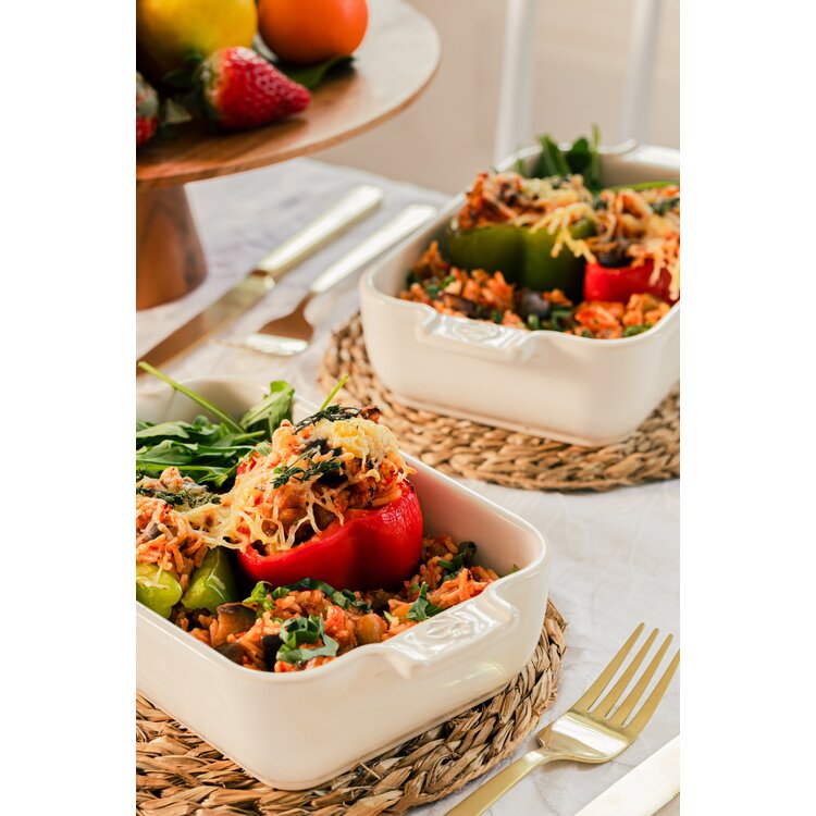 Peugeot Peugeot Appolia ovenschaal 22 cm, ecru, rechthoek