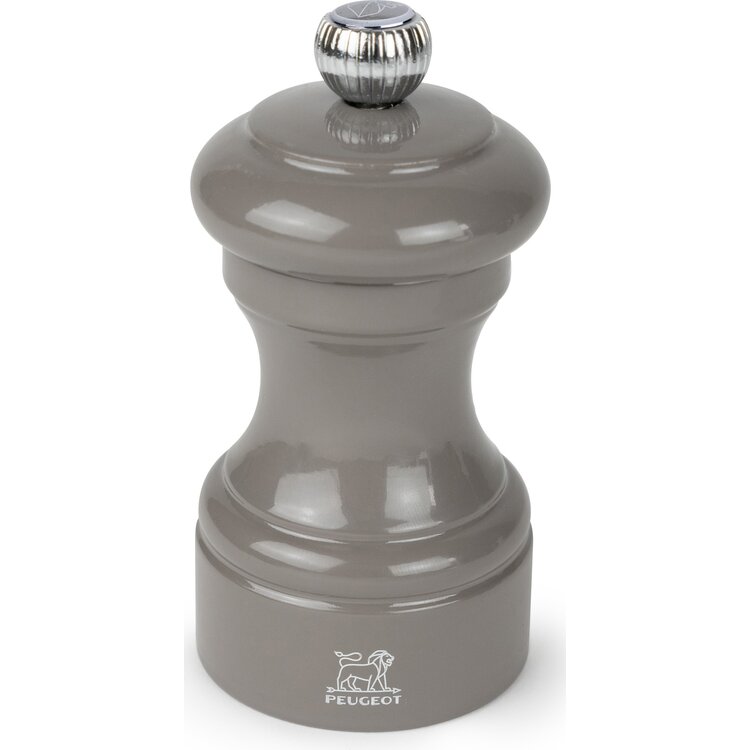 Peugeot Peugeot Bistro zoutmolen 10 cm, taupe grijs, PEFC-hout