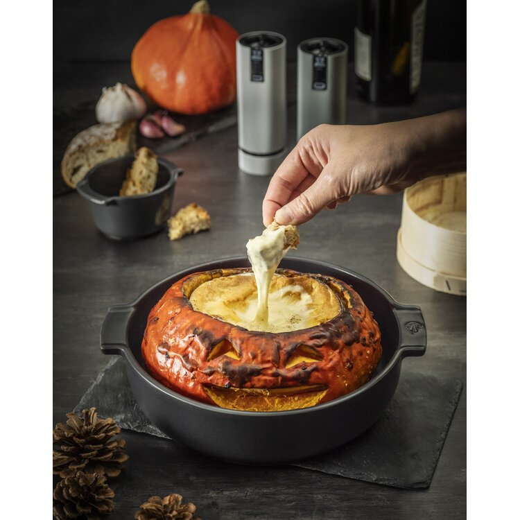 Peugeot Peugeot Appolia ovenschaal rond 27 cm, leisteen, keramiek