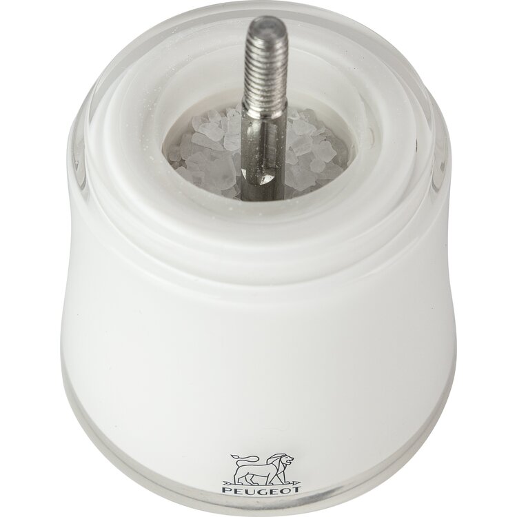 Peugeot Peugeot Bali zoutmolen 8 cm, wit, acryl