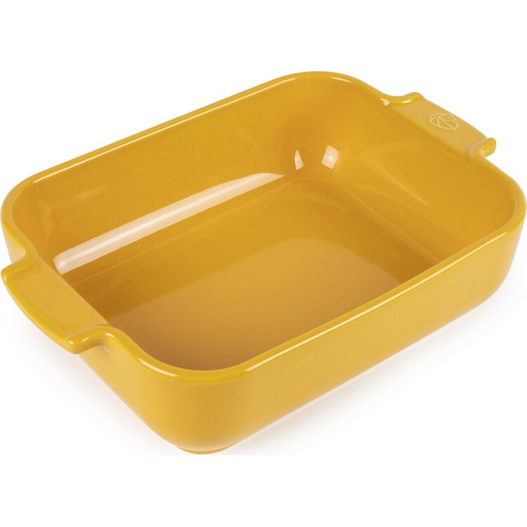 Peugeot Peugeot Appolia ovenschaal 25 cm, saffraangeel, rechthoek