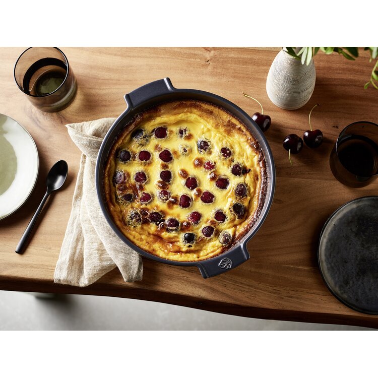 Peugeot Peugeot Appolia ovenschaal rond 27 cm, leisteen, keramiek