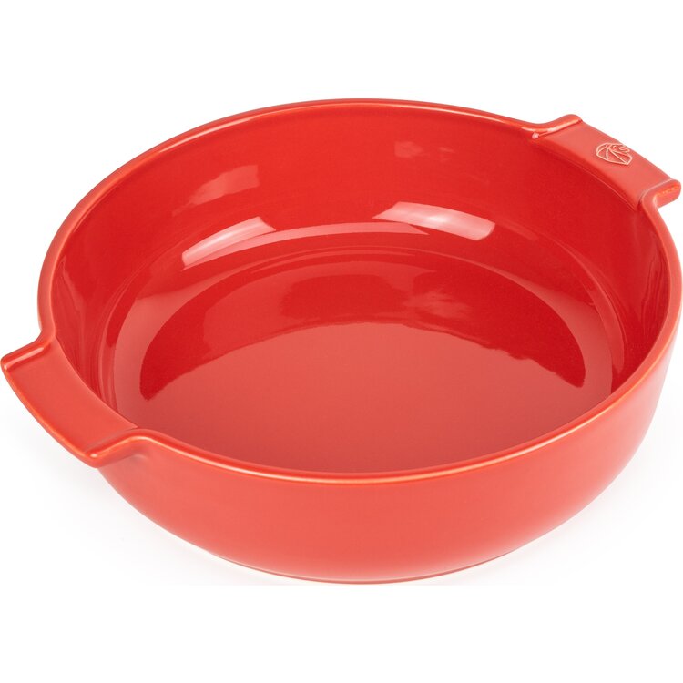 Peugeot Peugeot Appolia ovenschaal rond 23 cm, rood, keramiek