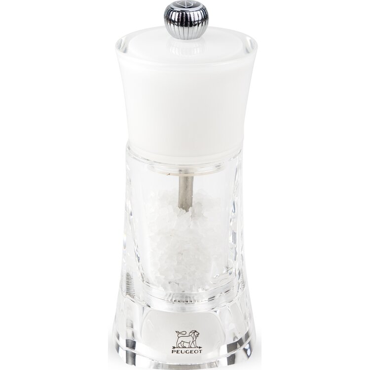 Peugeot Peugeot Molène zoutmolen 14 cm, wit/transparant, acryl