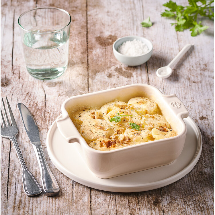 Peugeot Peugeot Appolia ovenschaal 22 cm, ecru, vierkant