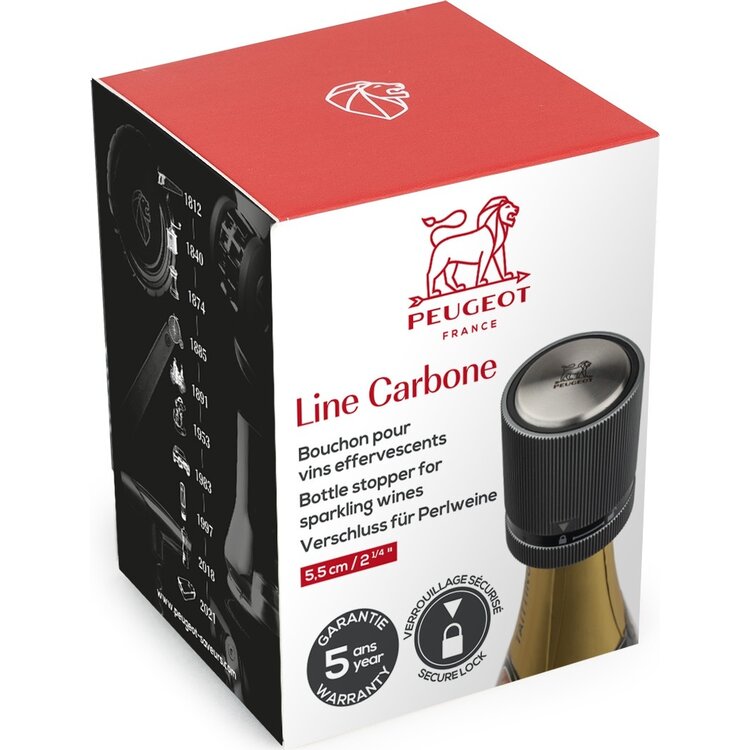 Peugeot Peugeot Line champagnestop 5,5 cm, carbon