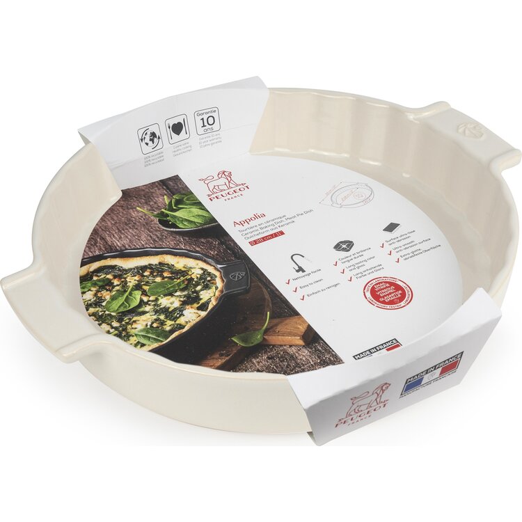 Peugeot Peugeot Appolia taartvorm 28 cm, ecru, rond