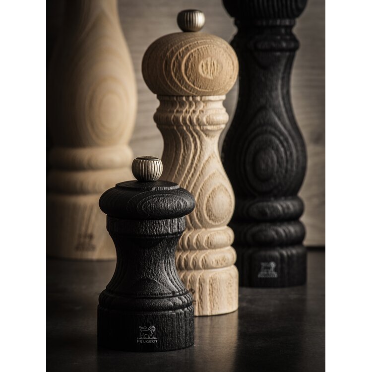 Peugeot Peugeot Bistro Nature pepermolen 10 cm, zwart, PEFC-hout