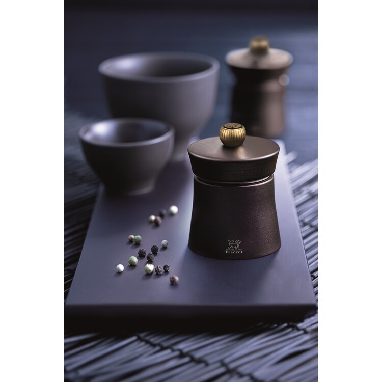 Peugeot Peugeot Bali Baya pepermolen 8 cm, chocolade, beukenhout