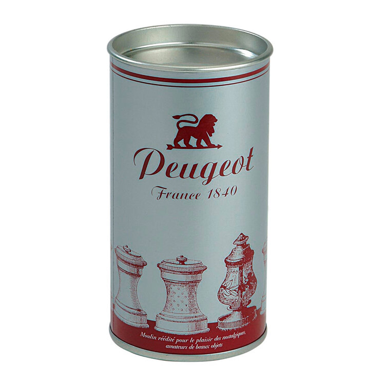 Peugeot Peugeot Palace zoutmolen 10 cm, verzilverd, hout/metaal