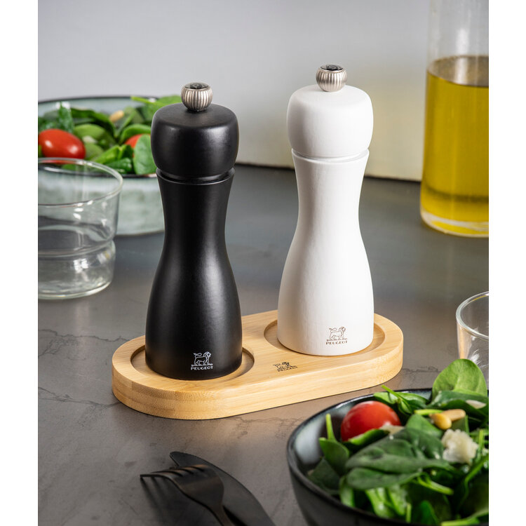 Peugeot Peugeot Linea houder peper- en zoutmolen 17 cm, naturel, bamboe