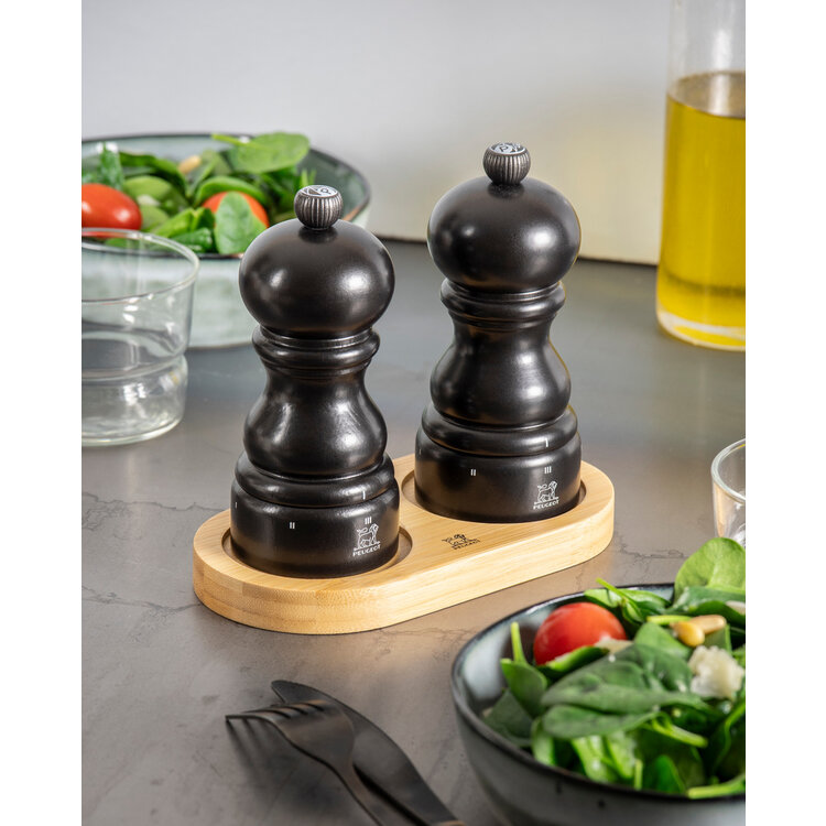 Peugeot Peugeot Linea houder peper- en zoutmolen 17 cm, naturel, bamboe