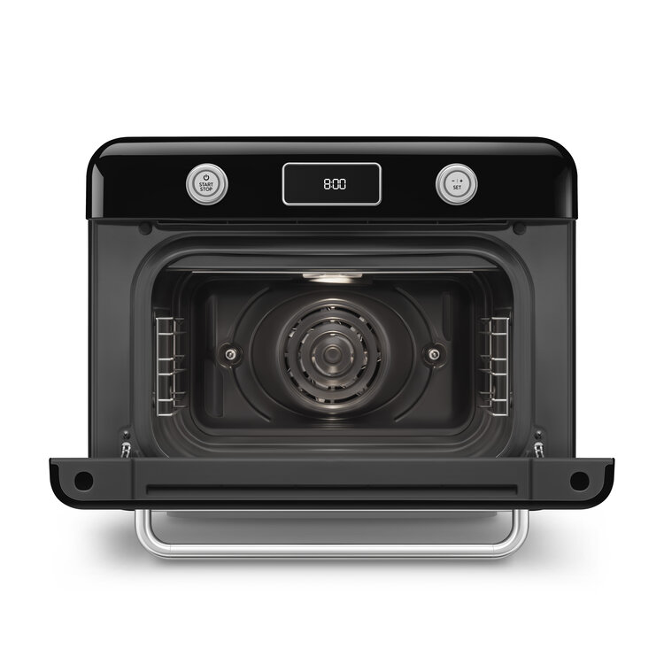 SMEG Vrijstaande combi stoomoven COF01BLEU, zwart