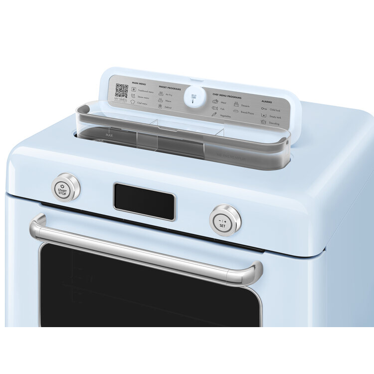 SMEG Vrijstaande combi stoomoven COF01PBEU, pastelblauw