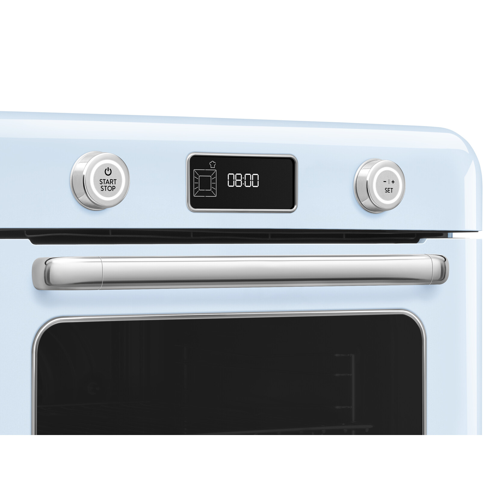 SMEG Vrijstaande combi stoomoven COF01PBEU, pastelblauw