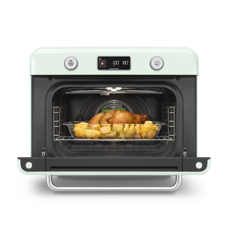 SMEG Vrijstaande combi stoomoven COF01PGEU, pastelgroen