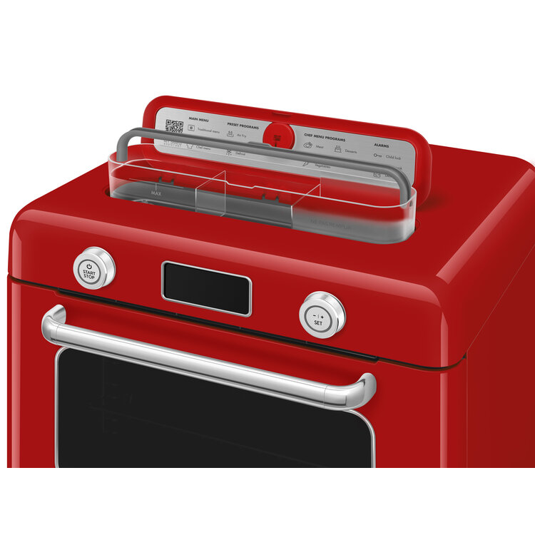 SMEG Vrijstaande combi stoomoven COF01RDEU, rood