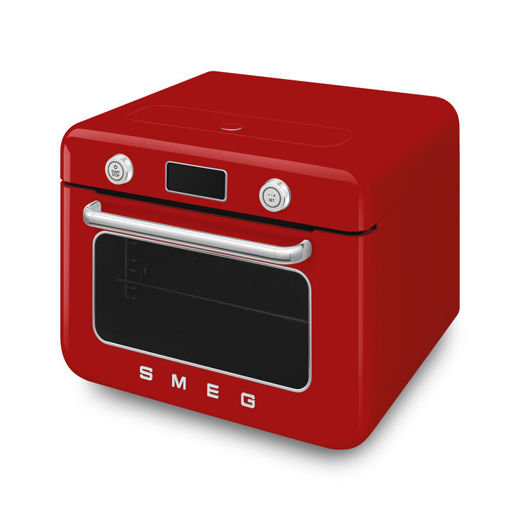 SMEG Vrijstaande combi stoomoven COF01RDEU, rood