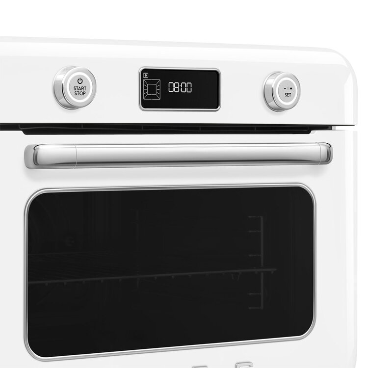 SMEG Vrijstaande combi stoomoven COF01WHEU, wit
