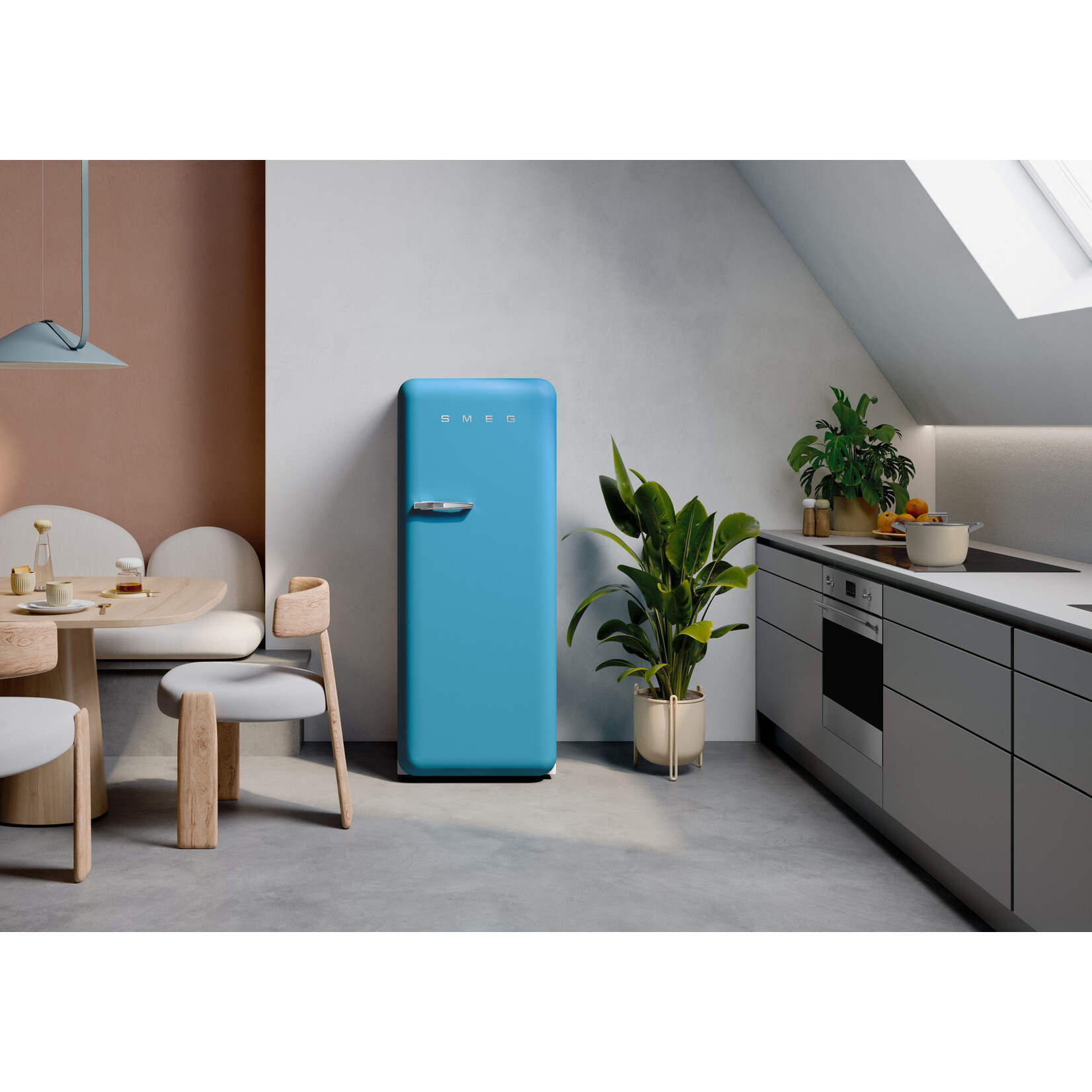 SMEG SMEG Koelkast FAB28RDLB5 enkeldeurs, Light Blue, rechts