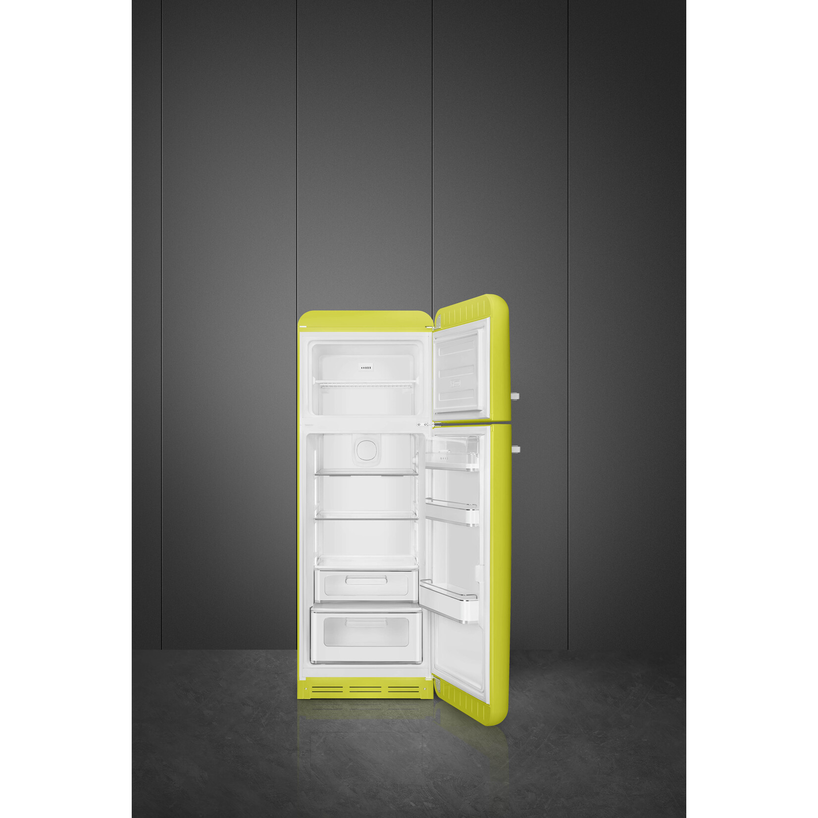 SMEG SMEG Koelkast FAB30RLI5 dubbeldeurs, Limegroen, rechts
