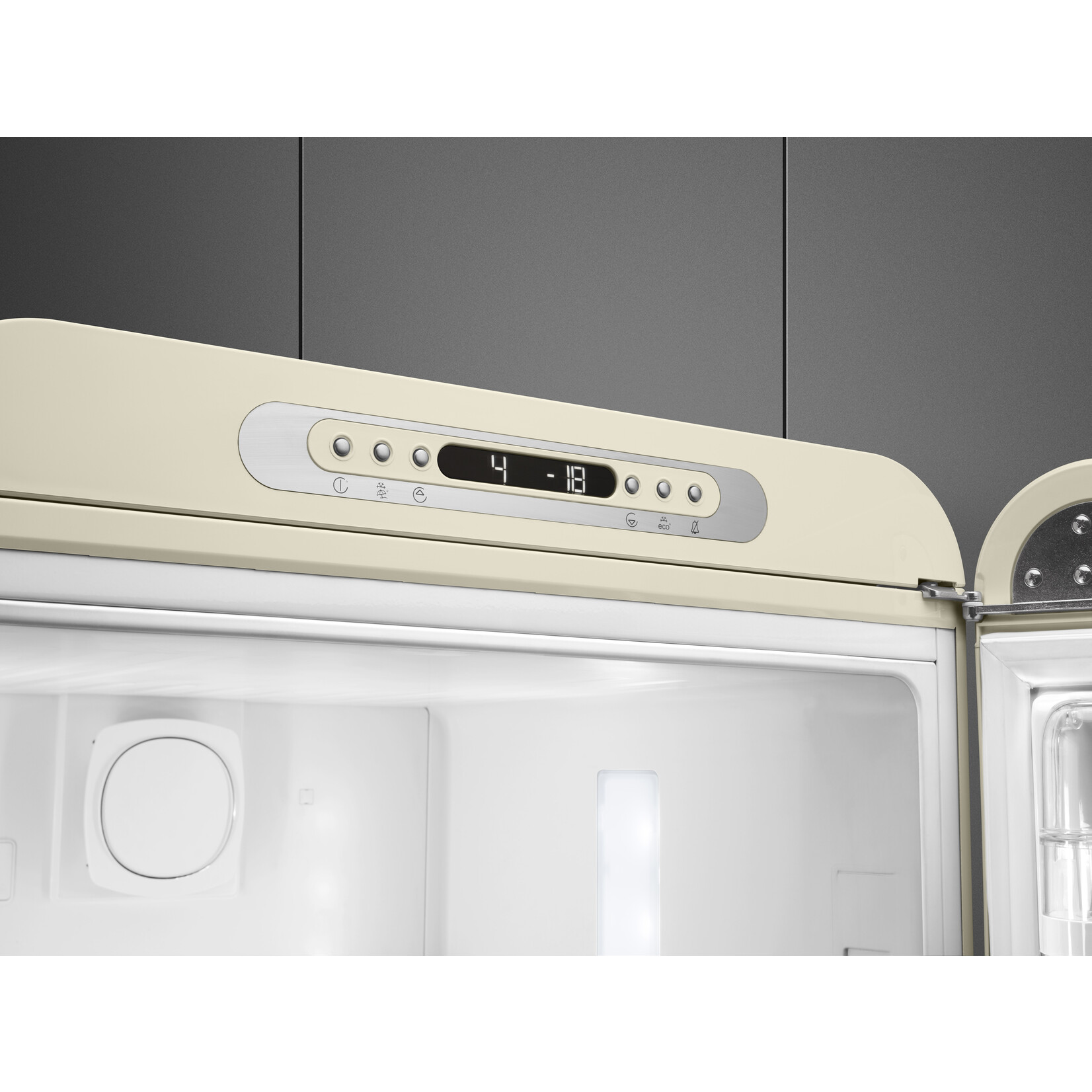SMEG SMEG Koelkast FAB32RCR5 koel-vriescombinatie, Crème, rechts