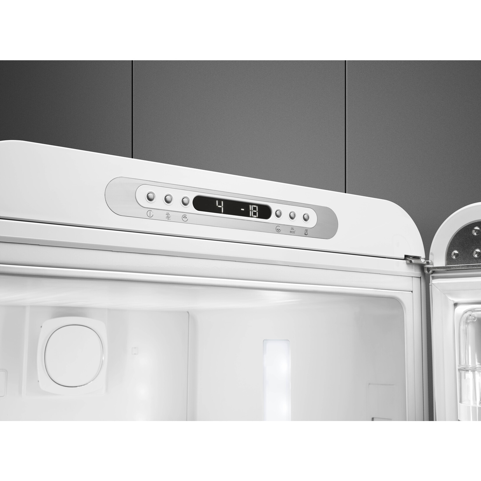 SMEG SMEG Koelkast FAB32RWH5 koel-vriescombinatie, Wit, rechts