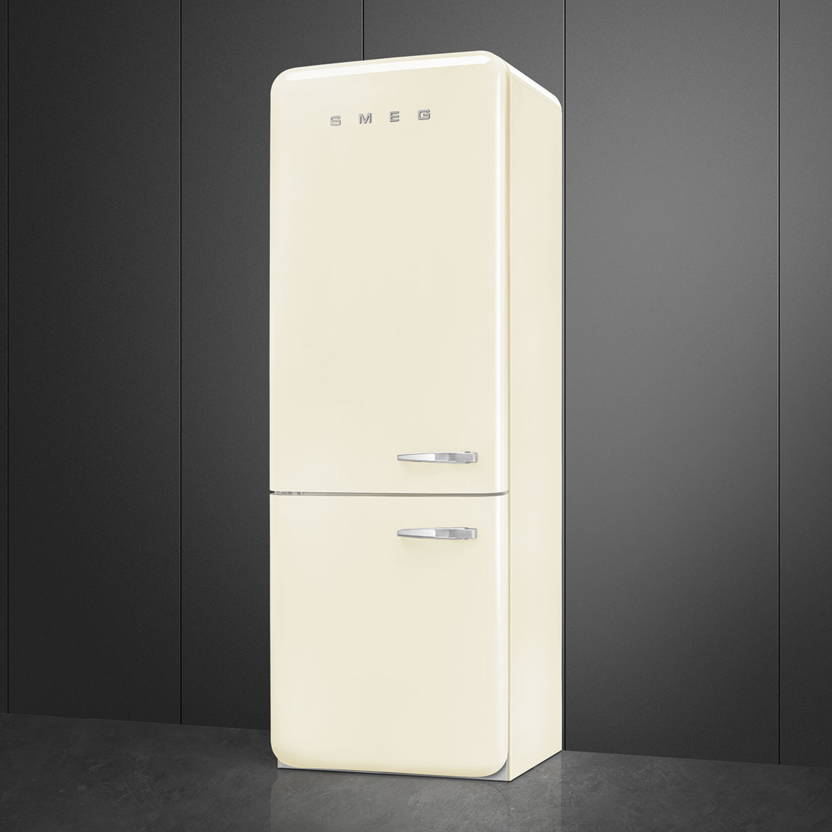 SMEG SMEG Koelkast FAB38LCR5 Koel-vriescombinatie, Crème, links