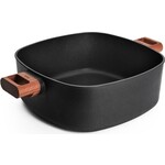 Woll EcoLogic QXR braadpan 24x24cm, houten handgreep