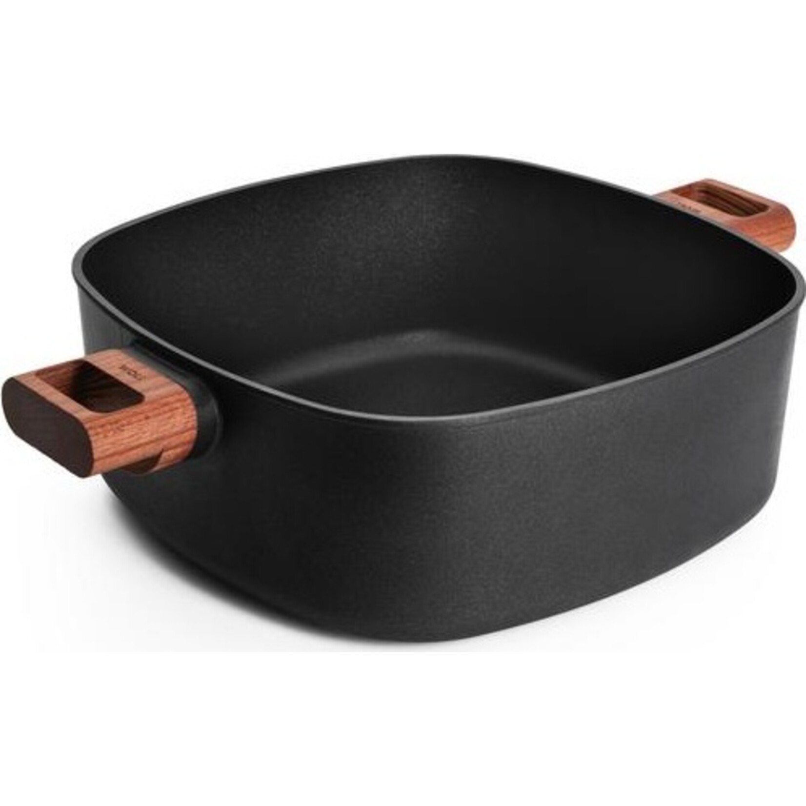 Woll Woll EcoLogic QXR braadpan 28x28cm, houten handgreep