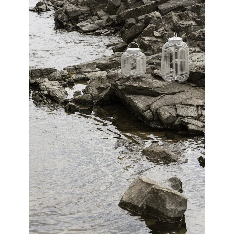 Blomus Mobiele LED lamp LITO zijdegrijs, maat M