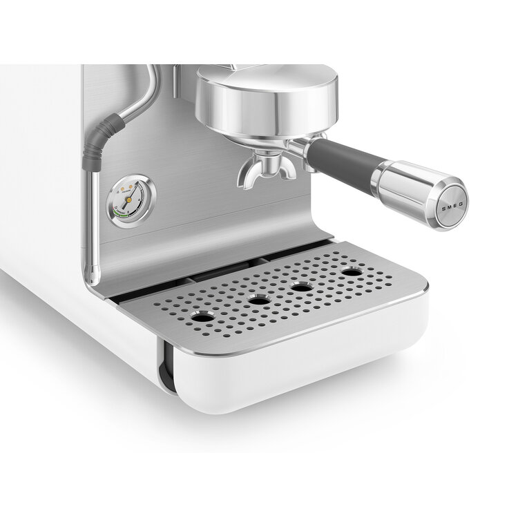 SMEG SMEG Espressomachine Mat Wit, EMC02WHMEU