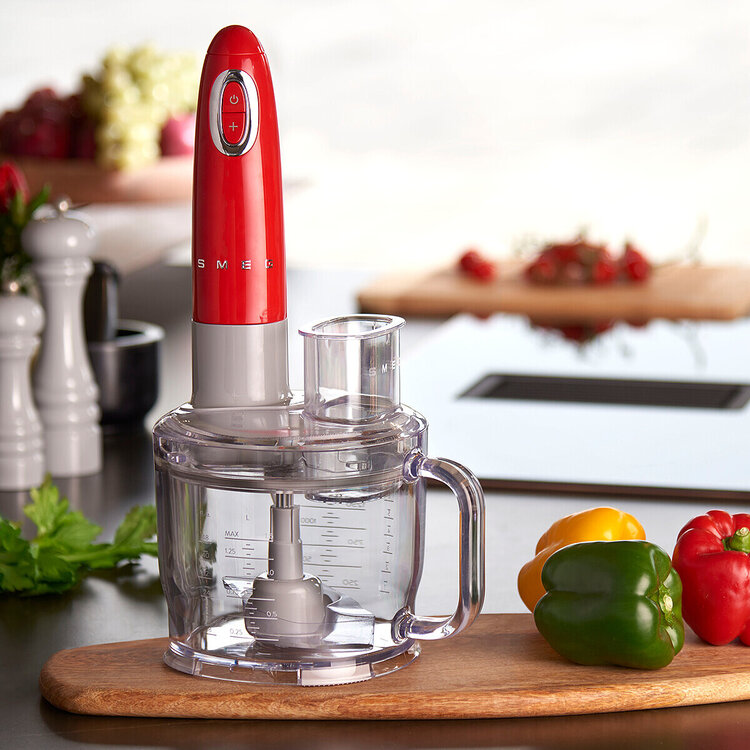 SMEG SMEG Staafmixer met accessoires rood, HBF03RDEU