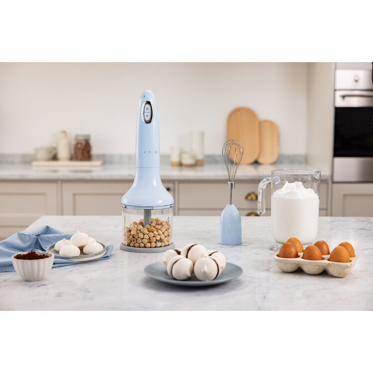 SMEG SMEG Staafmixer met accessoires pastelblauw, HBF03PBEU