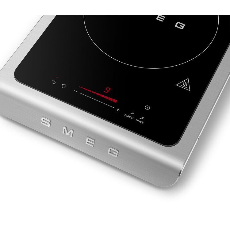 SMEG SMEG Vrijstaande inductiekookplaat mat wit, PIC01WHMEU