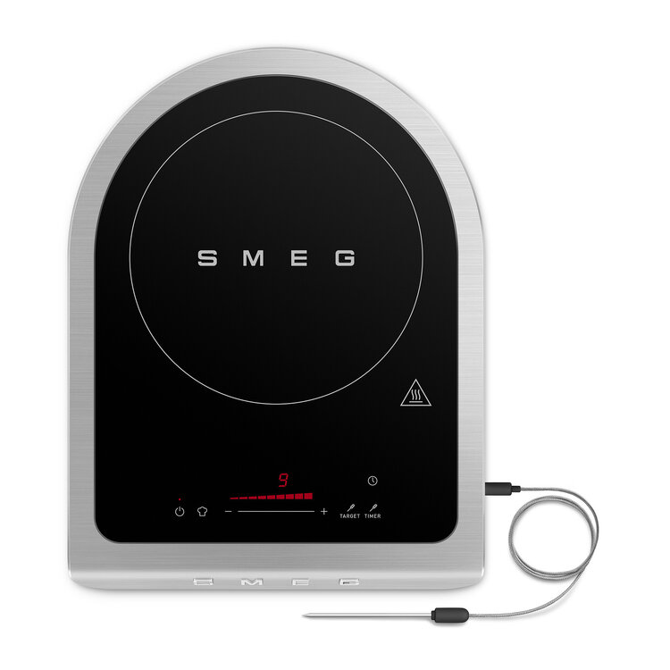 SMEG SMEG Vrijstaande inductiekookplaat mat wit, PIC01WHMEU