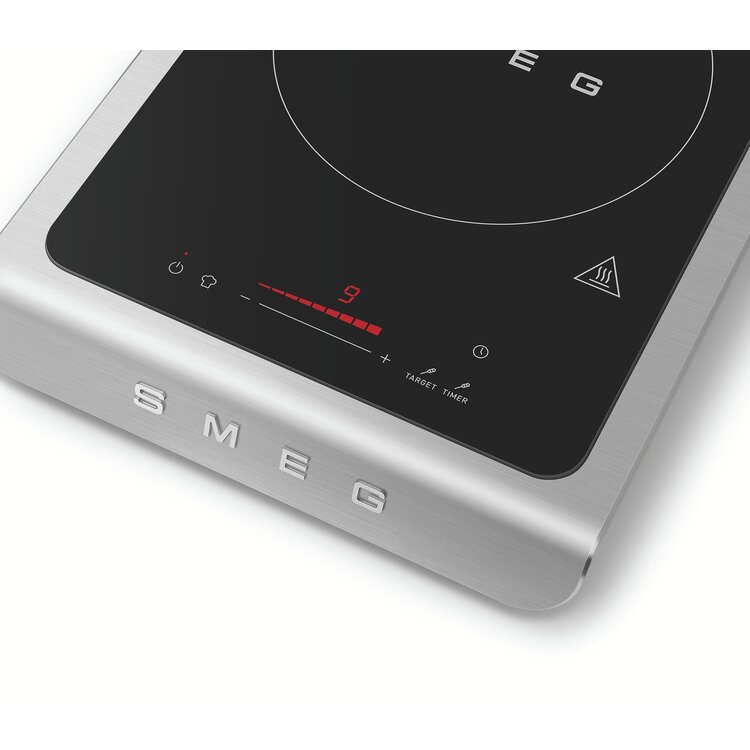 SMEG SMEG Vrijstaande inductiekookplaat mat zwart, PIC01BLMEU