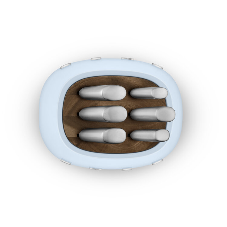 SMEG SMEG messenblok 6-delig, pastelblauw, KBSF02PB