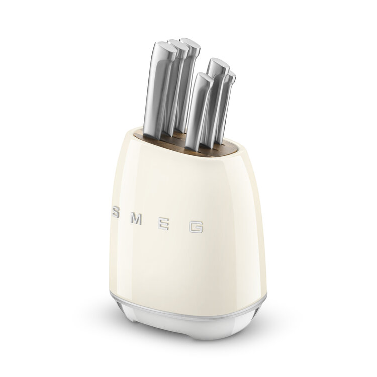 SMEG SMEG messenblok 6-delig, crème, KBSF02CR