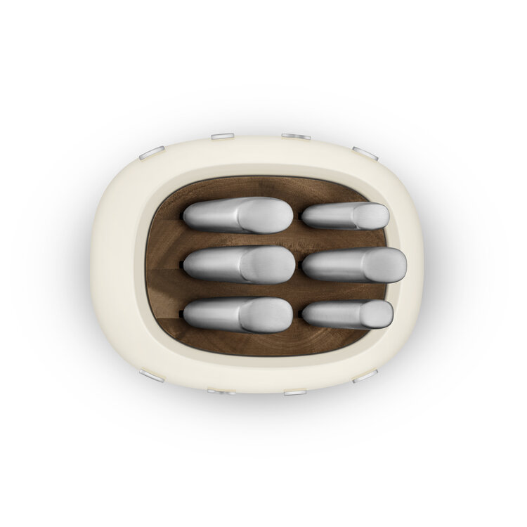 SMEG SMEG messenblok 6-delig, crème, KBSF02CR