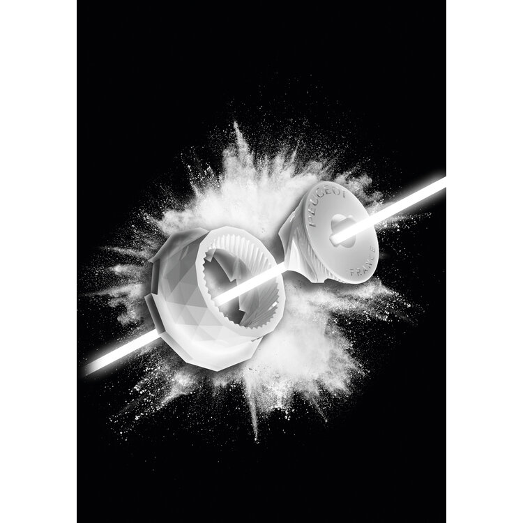 Peugeot Peugeot Paris zoutmolen 12 cm, grafiet, u'Select, zirlion maalwerk