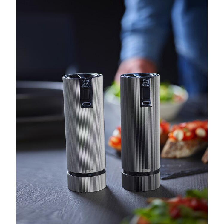 Peugeot Peugeot Line zoutmolen 15 cm, aluminium, u'Select, zirlion maalwerk