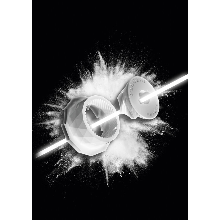 Peugeot Peugeot Paris zoutmolen 30 cm, zwart, u'Select, zirlion maalwerk