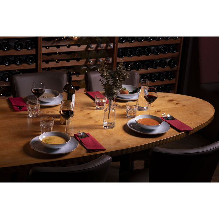 Hazel & Bos Hazel & Bos Juntos Madera soepkom, 17,5cm, set van 6