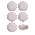 Hazel & Bos Juntos Picadas diep bord, 22cm, set van 6