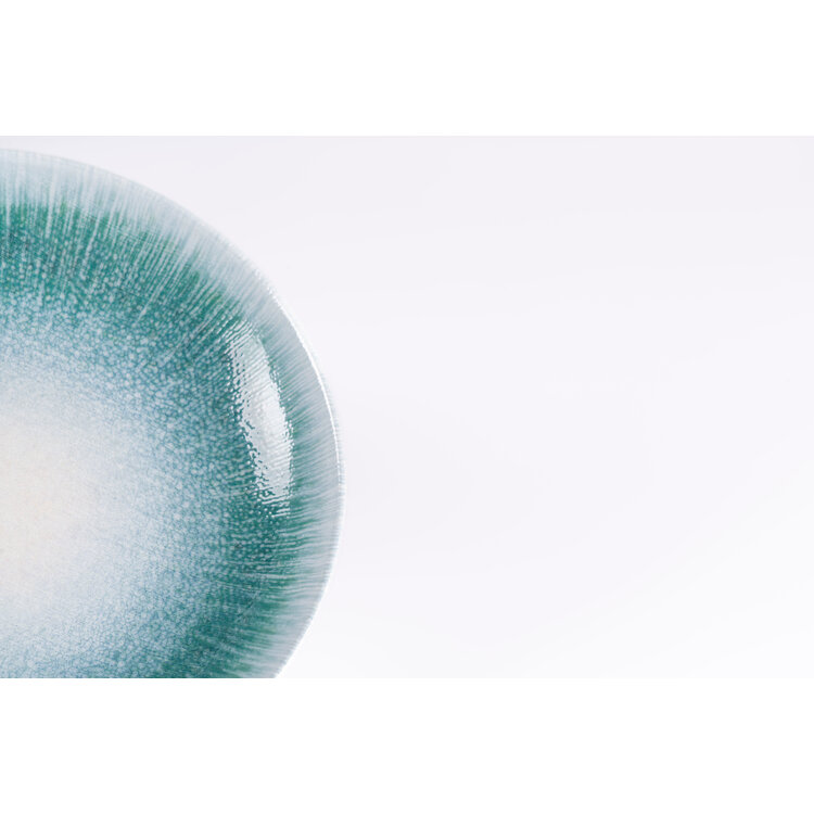 Hazel & Bos Hazel & Bos Juntos Azul diep bord, 22cm, set van 6