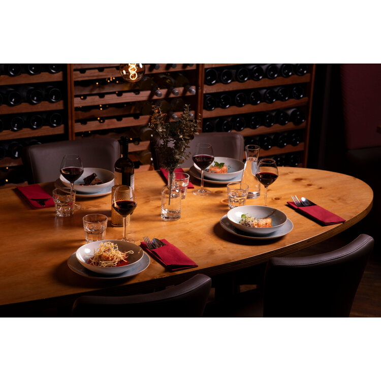 Hazel & Bos Hazel & Bos Juntos Reactivo diep bord, 22cm, set van 6