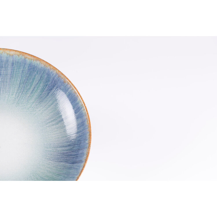 Hazel & Bos Hazel & Bos Juntos Esmeralda diep bord, 22cm, set van 6